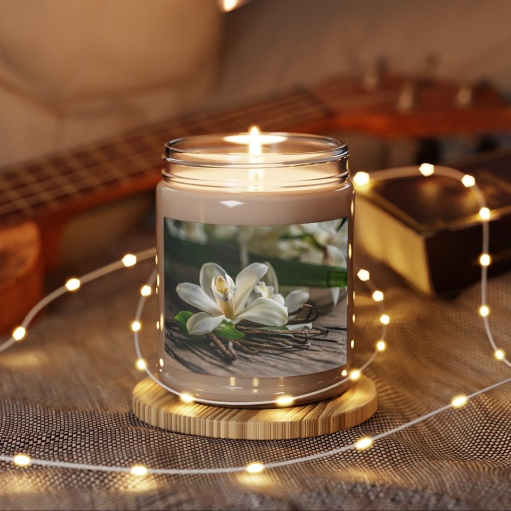 Vanilla Bean Scented Candle, 9oz